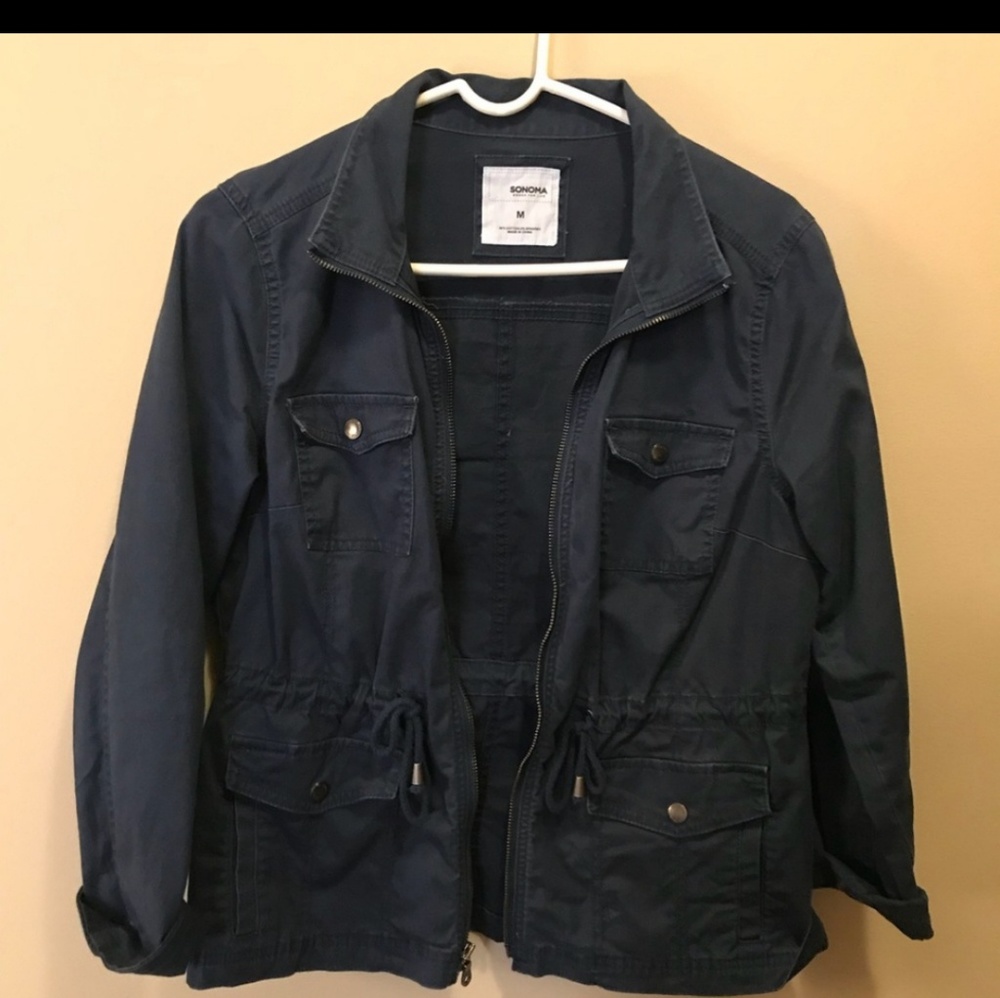 Navy sonoma utility jacket